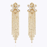 Caroline Svedbom - Adore You Earrings Crystal Golden Shadow Gold