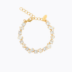 Caroline Svedbom - Noelle Statement Bracelet Crystal Gold