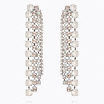 Caroline Svedbom - Camilia Earrings Electric White Combo Rhodium