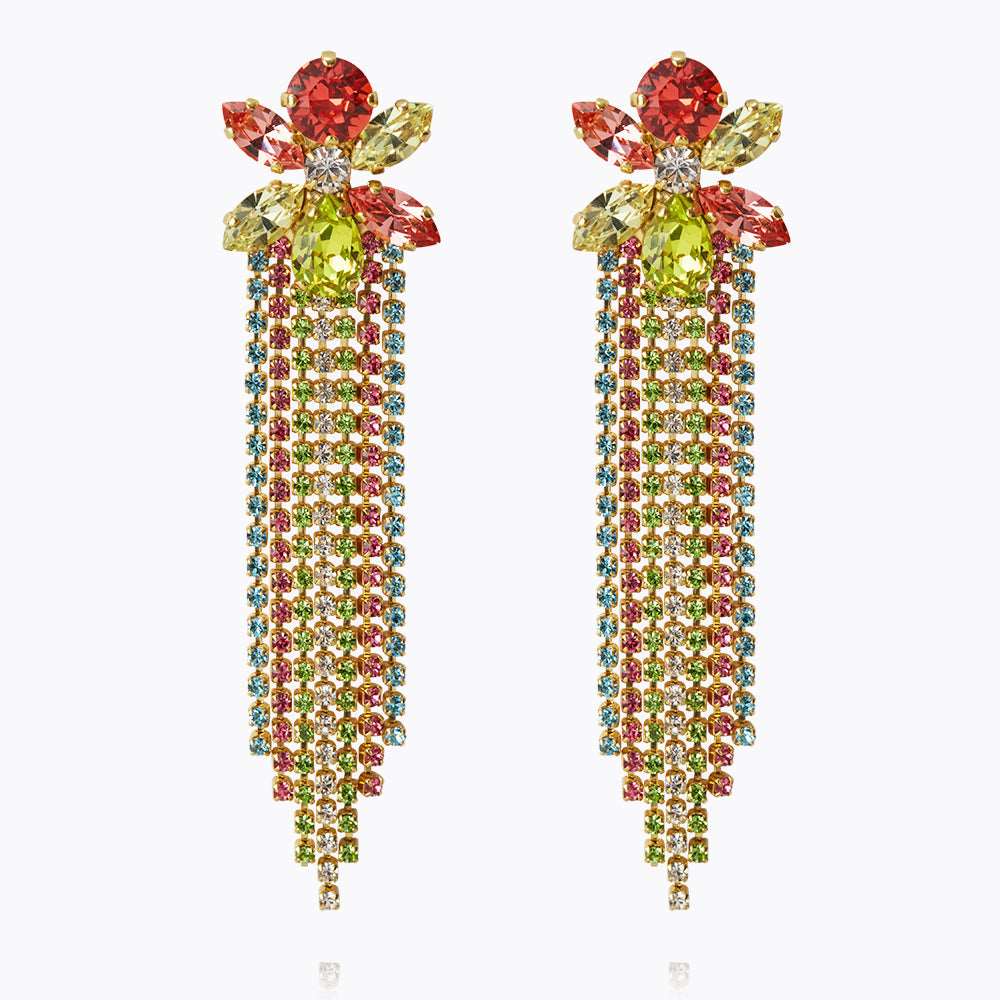 Caroline Svedbom - Ciara Earrings Tropicana Combo Gold