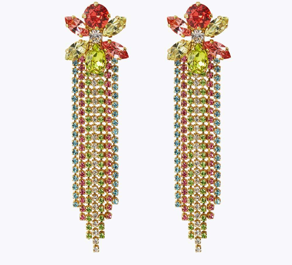 Caroline Svedbom - Ciara Earrings Tropicana Combo Gold