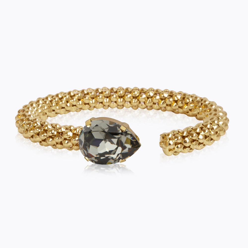 Caroline Svedbom - Classic Rope Bracelet Black Diamond Gold