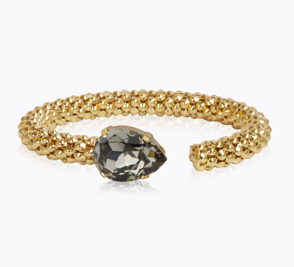 Caroline Svedbom - Classic Rope Bracelet Black Diamond Gold