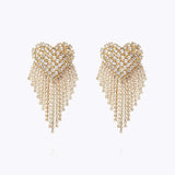 Caroline Svedbom - Cordelia Earrings Crystal Gold