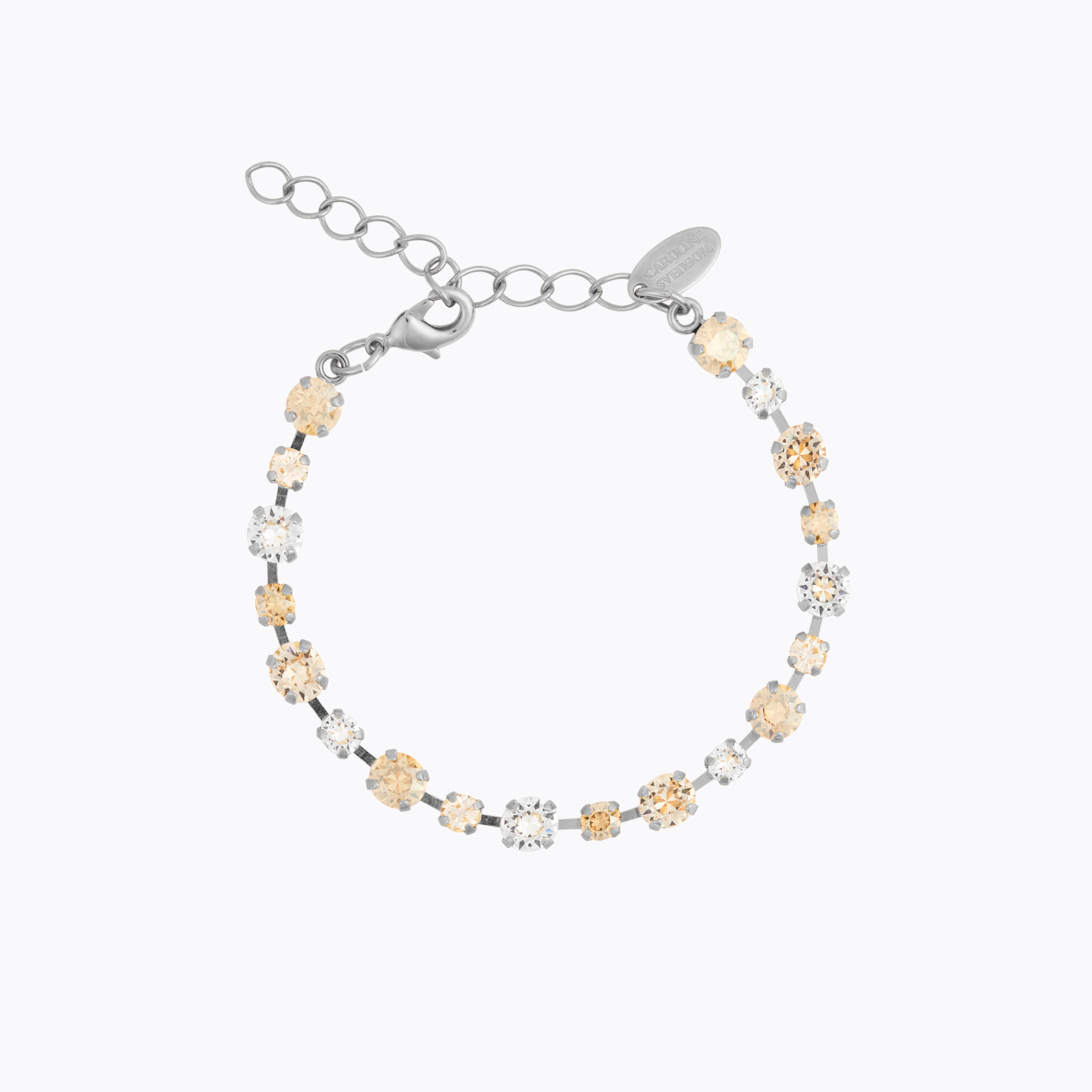 Caroline Svedbom - Calanthe Bracelet Golden Combo Rhodium