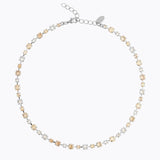 Caroline Svedbom - Calanthe Necklace Golden Combo Rhodium
