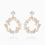 Caroline Svedbom - Circle Of Love Earrings Crystal Gold