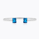 Caroline Svedbom - Diora Stud Bracelet Recreated Iceblue Rhodium