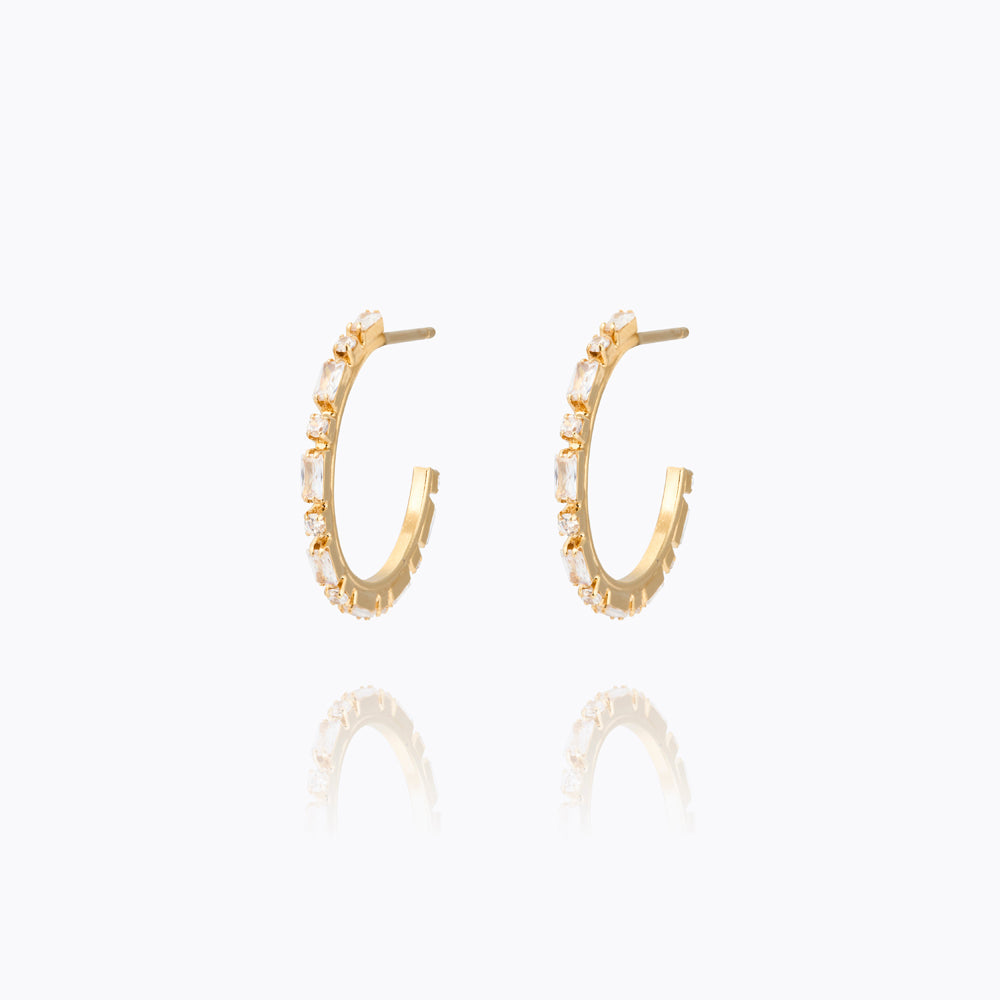 Caroline Svedbom - Evelyne Loops Crystal Gold