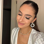Circle Of Love Earrings / Crystal