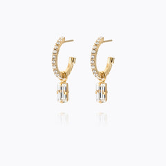 Caroline Svedbom - Lucy Earrings Crystal Gold
