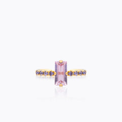 Caroline Svedbom - Lucy Ring Violet Tanzanite Gold