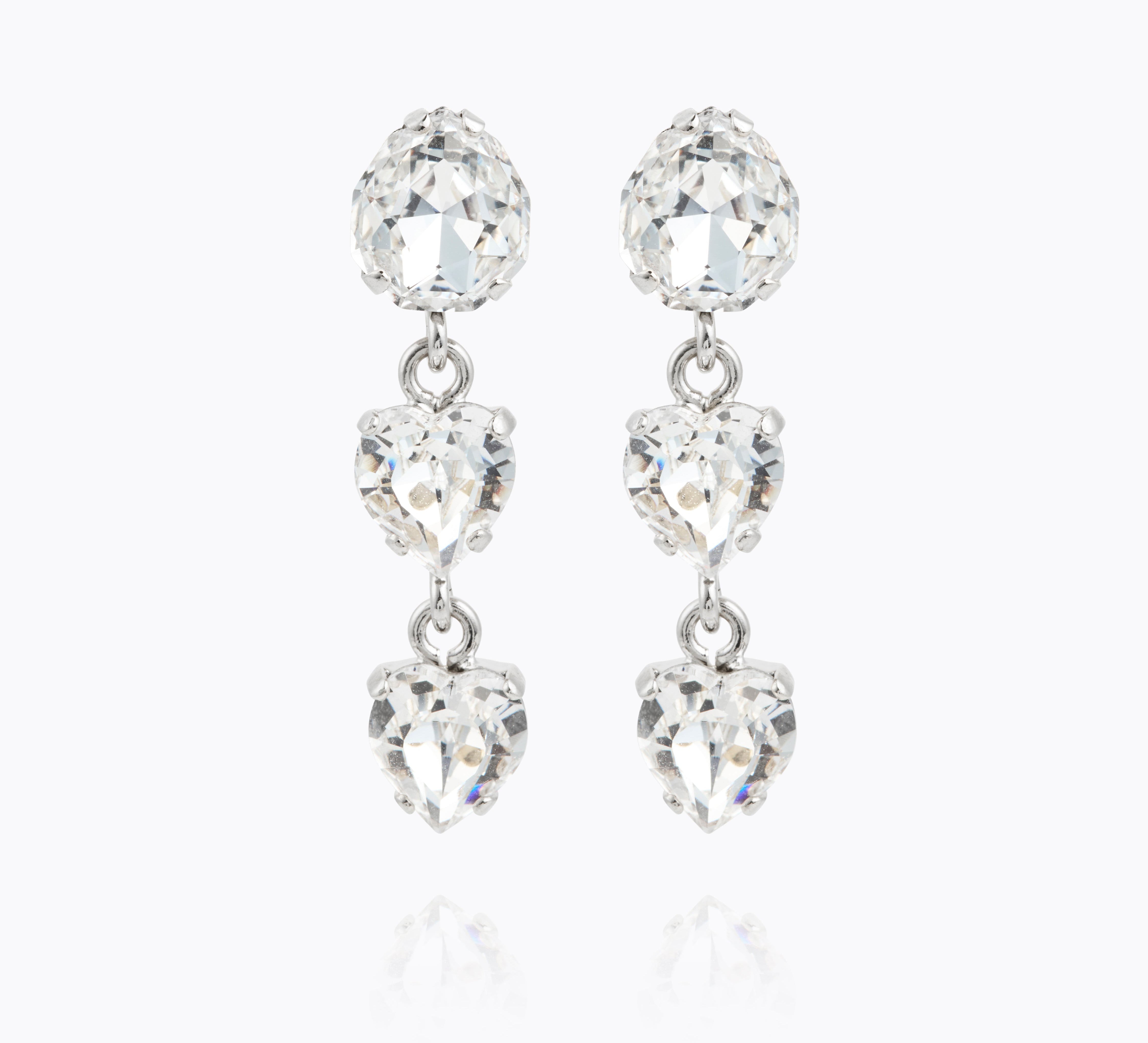 Caroline Svedbom - Love Edit Earrings Crystal Rhodium
