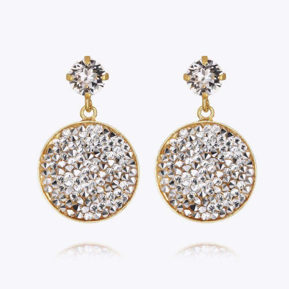 Chloe Earrings / Crystal + CAL