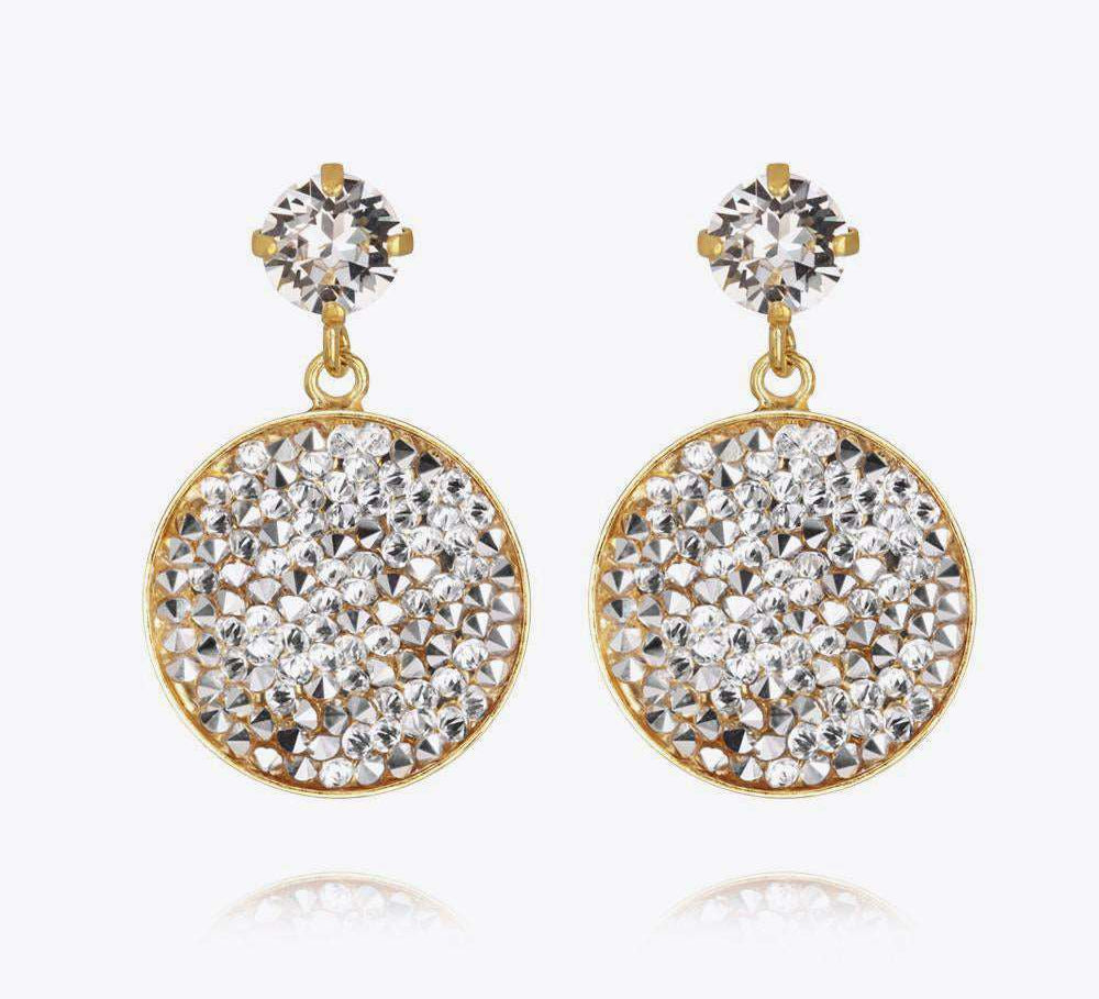 Chloe Earrings / Crystal + CAL