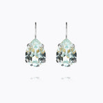 Caroline Svedbom - Mini Drop Clasp Earrings Light Azore Rhodium
