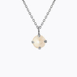 Caroline Svedbom - Natti Stud Necklace Linen Ignite Rhodium