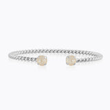 Caroline Svedbom - Mini Twisted Bracelet Linen Ignite Rhodium