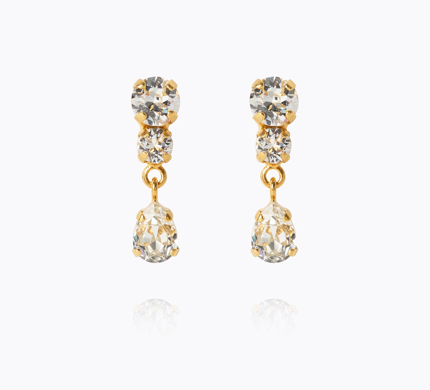 Caroline Svedbom - My Day Earrings Crystal Gold