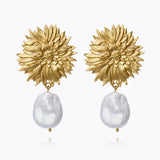 Caroline Svedbom - Noeli Pearl Earrings Pearl Gold