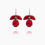 Caroline Svedbom - Petite Timo Earrings Light Siam Rhodium