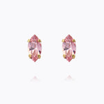 Caroline Svedbom - Petite Navette Earrings Light Rose Gold