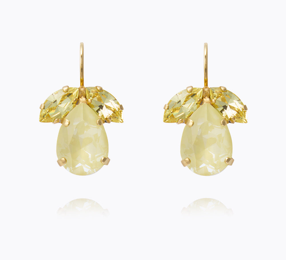 Caroline Svedbom - Timo Earrings Soft Yellow Combo Gold