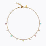 Caroline Svedbom - Millie Necklace Soft Pastel Combo Gold