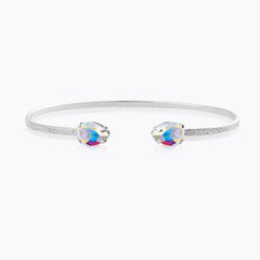 Caroline Svedbom - Petite Drop Bracelet Aurore Boreale Ab Rhodium