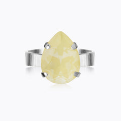 Caroline Svedbom - Mini Drop Ring Soft Yellow Rhodium