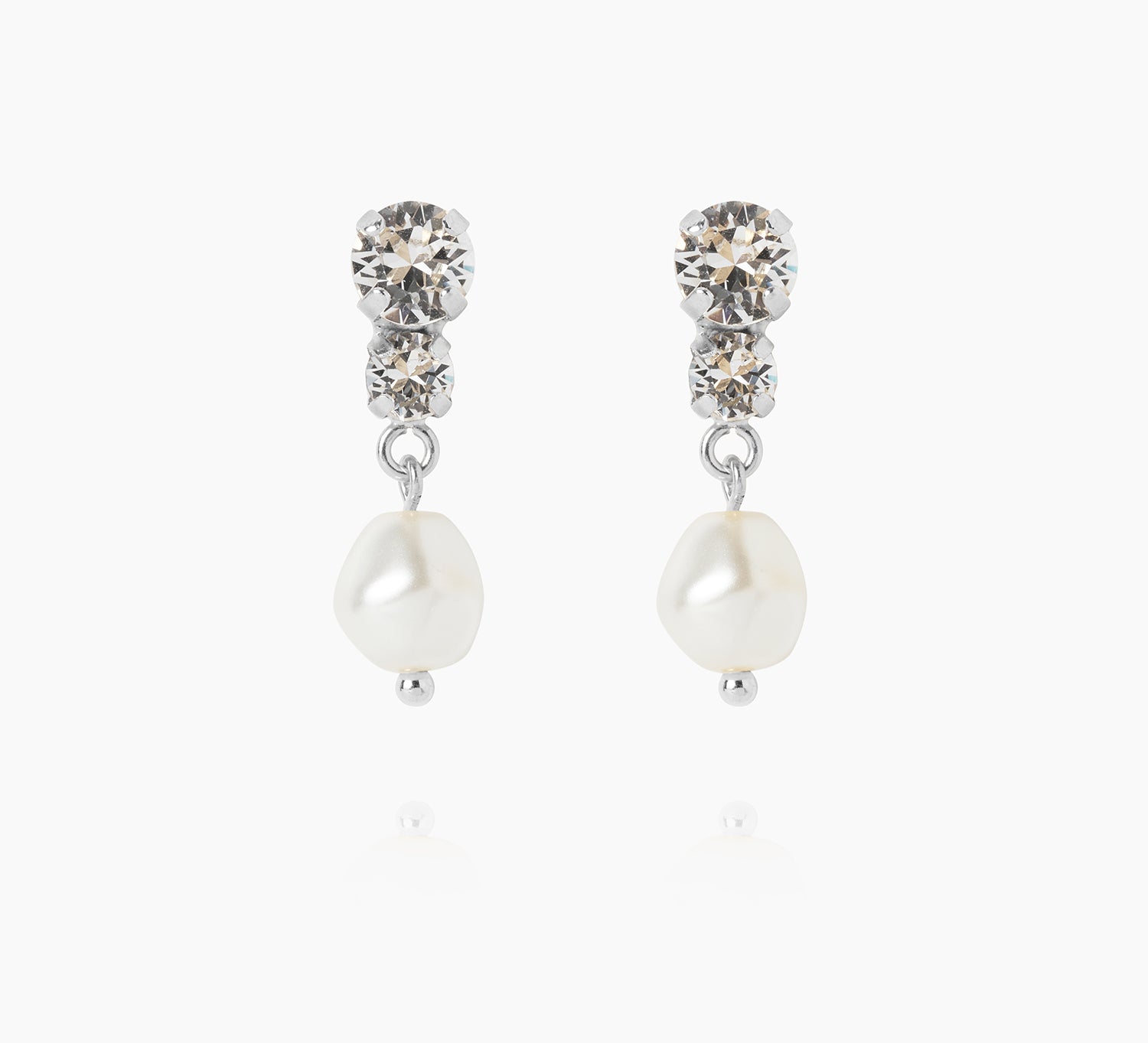 Caroline Svedbom - Pearl Wishes Earrings Pearl Crystal Rhodium