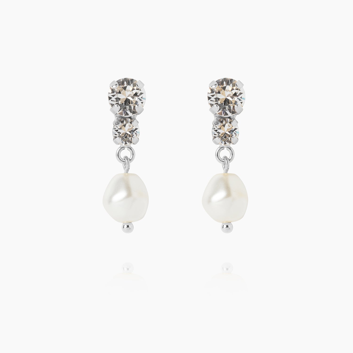 Caroline Svedbom - Pearl Wishes Earrings Pearl Crystal Rhodium