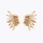 Feather Earrings / Golden Combo