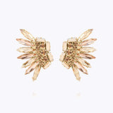 Feather Earrings / Golden Combo