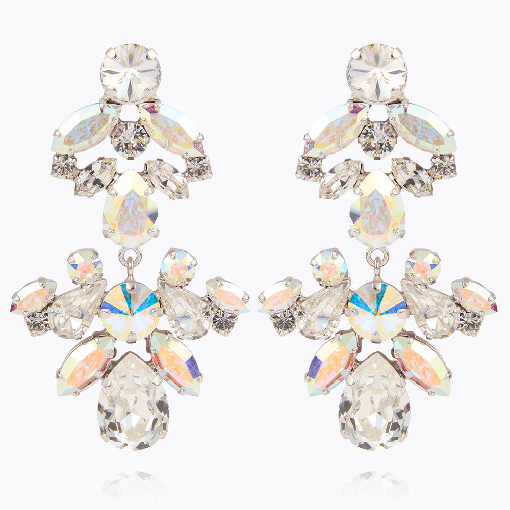 Caroline Svedbom - Denize Earrings Crystal Ab Combo Rhodium