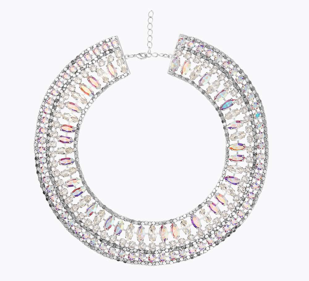 Caroline Svedbom - Athena Necklace Crystal Ab Combo Rhodium