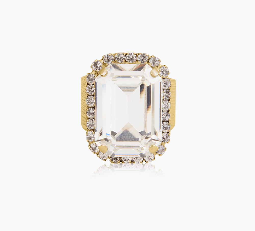 Lydia Cocktail Ring / Crystal
