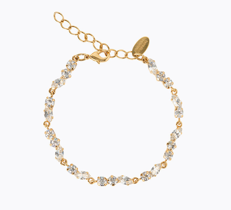 Caroline Svedbom - Alelia Bracelet Crystal Gold