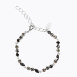 Caroline Svedbom - Alelia Bracelet Jet Combo Rhodium