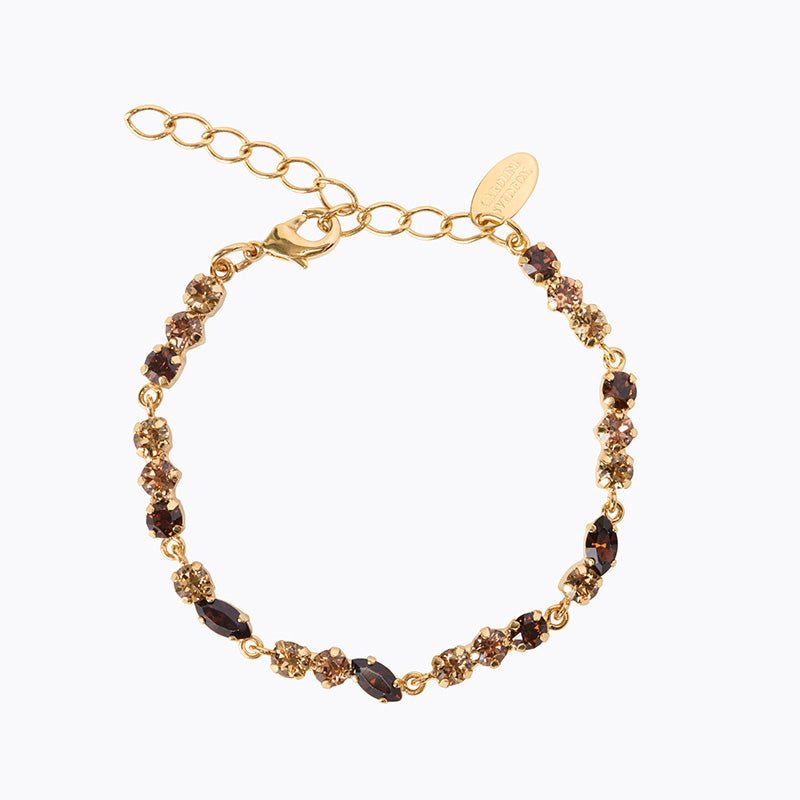 Caroline Svedbom - Alelia Bracelet Rec Topaz Combo Gold