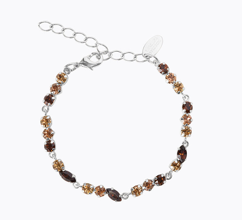 Caroline Svedbom - Alelia Bracelet Rec Topaz Combo Rhodium