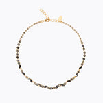Caroline Svedbom - Alelia Necklace Jet Combo Gold