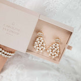 All Of Me Earrings / Pearl + Crystal