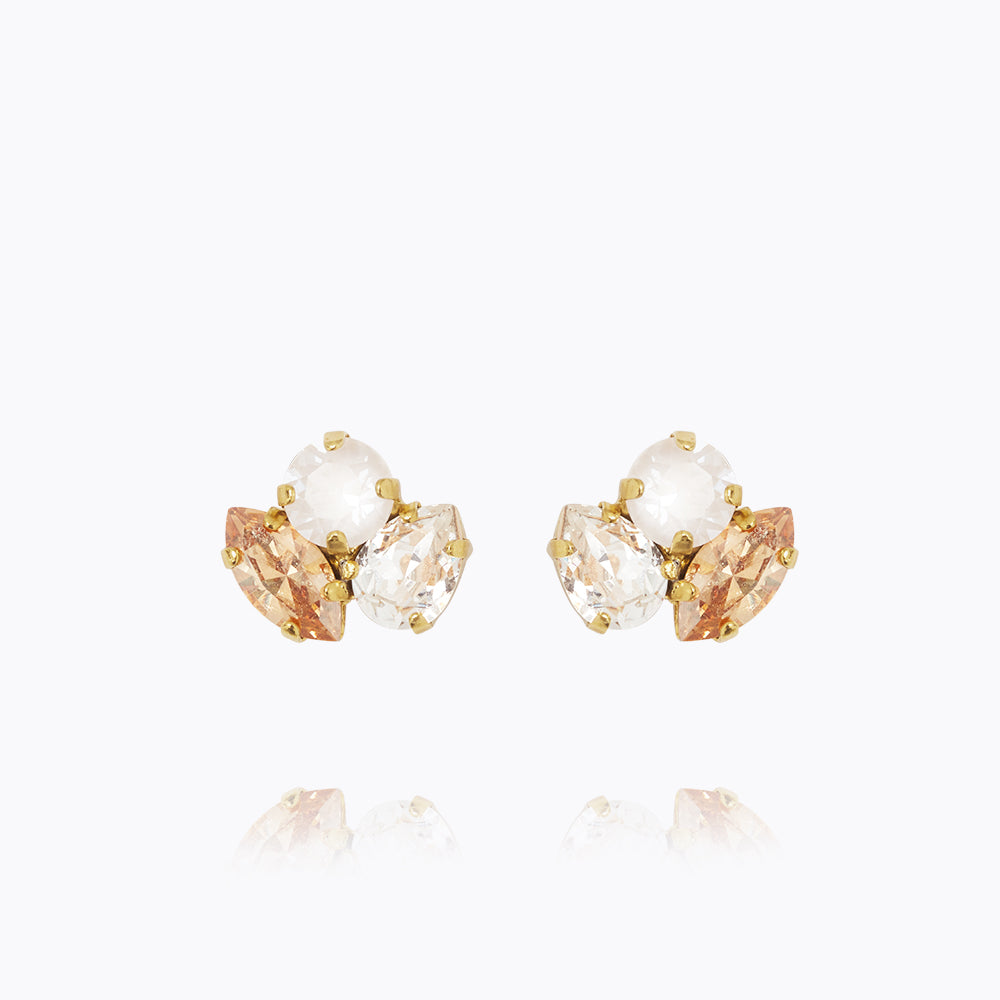 Caroline Svedbom - Ana Earrings Golden Combo Gold