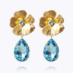 Caroline Svedbom - Anemone Perfect Earrings Aquamarine Gold