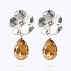 Caroline Svedbom - Anemone Perfect Earrings Golden Shadow Rhodium