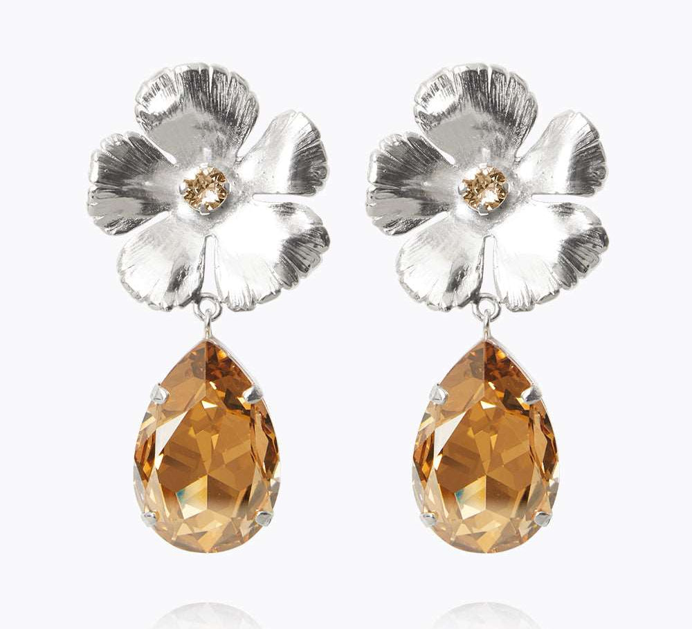 Caroline Svedbom - Anemone Perfect Earrings Golden Shadow Rhodium