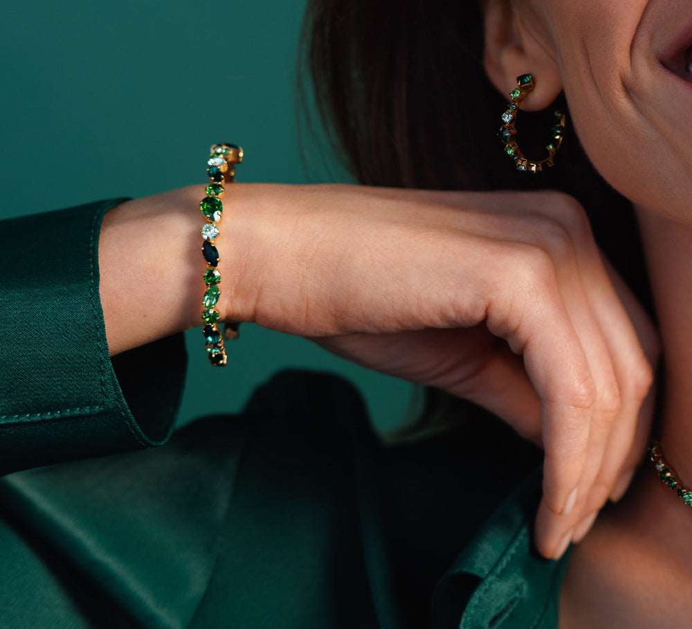 Antonia Bangle / Green Combo