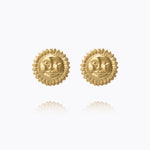 Caroline Svedbom - Apollo Stud Earrings Gold Gold