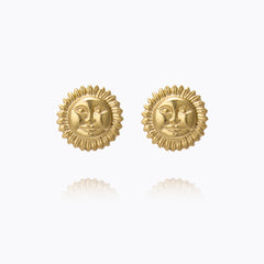 Caroline Svedbom - Apollo Stud Earrings Gold Gold